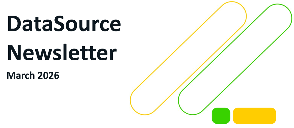 Welcome to the March 2026 Edition of the DataSource Newsletter!