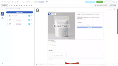 GIF visual builder tour- step 2.gif